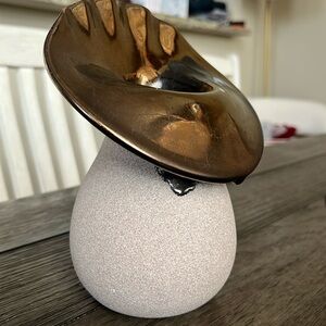 Retsis Bros Greek Hellac Textured Pottery Hand Made Vase